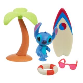 Lilo  Stitch Set Hang Ten cu figurina Stitch 7 cm