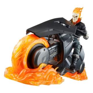 Marvel 85th Anniversary Marvel Legends Figurina articulata Ghost Rider cu vehicul 15 cm