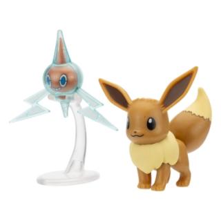 Pokemon Battle Set 2 figurine Eevee #4, Rotom 5 cm