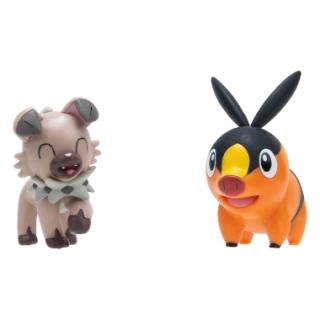 Pokemon Battle Set 2 figurine Tepig  Rockruff