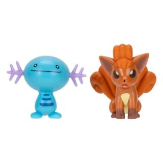 Pokemon Battle Set 2 figurine Wooper  Vulpix 5 cm