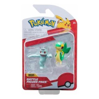 Pokemon Battle Set de Minifigurine Machop  Snivy