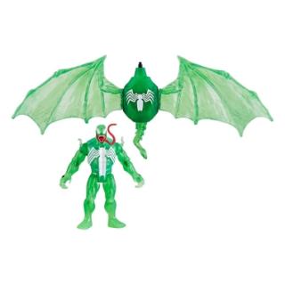 Spider-Man Epic Hero Series Web Splashers Figurina articulata Green Symbiote Hydro Wing Blast 10 cm