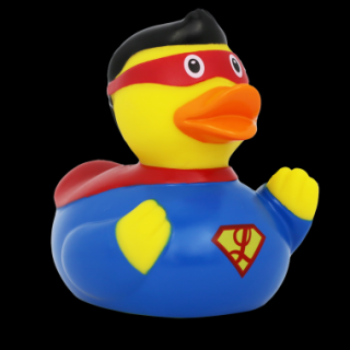 Superhero Duck 8.5 cm (Rățușcă fantezie de cauciuc)