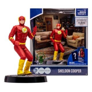 The Big Bang Theory Movie Maniacs Action Figure Sheldon Cooper as The Flash 15 cm