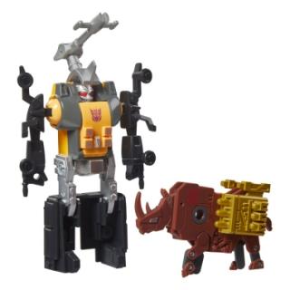 The Transformers Retro G1 Action Figure 2-Pack Autobot Ramhorn  Insecticon Bombshell