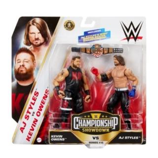 WWE Championship Showdown Series 15 Set 2 figurine articulate Kevin Owens  AJ Styles 15 cm