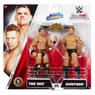 WWE Main Event Showdown Series 20 Set 2 figurine Gunther  The Miz 15 cm