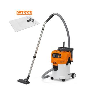 Aspirator STIHL SE 122 E putere 1500W putere de aspirare 250mbar + CADOU sac filtrant