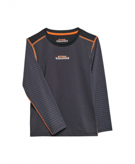 Bluza STIHL KIDS TIMBERSPORTS pentru copii cu maneca lunga gri-110-116