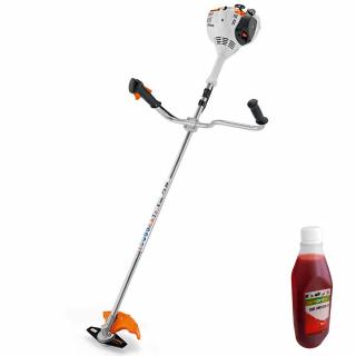 Cositoare de umar STIHL FS 56 C-E 2 timpi putere 1.1CP latime lucru 42 cm cutit 2 taisuri 230-2 0.5l ulei 2T