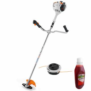 Cositoare de umar STIHL FS 56 C-E 2 timpi putere 1.1CP latime lucru 42 cm cutit 2 taisuri 230-2 AutoCut C26-2 0.5l ulei 2T