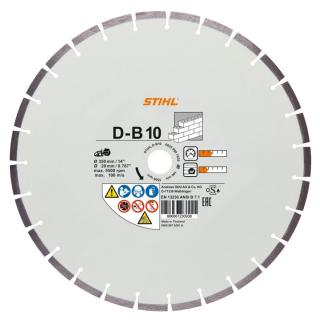 Disc diamantat STIHL D-B10 300 mm pentru beton / caramida