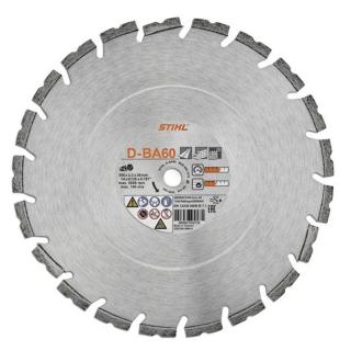 Disc diamantat STIHL D-BA80 400 mm pentru beton / asfalt