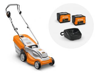 Masina tuns gazon STIHL RMA 235.0 latime lucru 33cm cos colector 30l cu 2x acumulatori AK 20 si incarcator AL 101