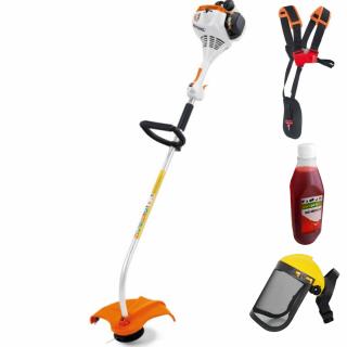 Motocoasa STIHL FS 38 putere 0.9 CP latime lucru 38 cm taietor AutoCut C viziera ham dublu 0.5l ulei 2T