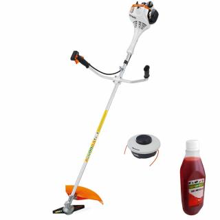 Motocoasa STIHL FS 55 motor 1 CP latime lucru 4 2cm cutit 2 taisuri 230-2 AutoCut C26-2 0.5l ulei 2T