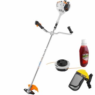 Motocoasa STIHL FS 56 motor 1.1 CP latime lucru 42cm cutit 2 taisuri 230-2 AutoCut C26-2 viziera 0.5l ulei 2T