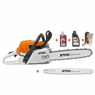 Motofierastrau STIHL MS 291 putere 3.8CP lama 40cm 1.6mm pas lant .325" + Sina R 40cm 1,6mm .325 + Lant 26 RM .325 40cm 1.6mm + KIT Ulei 1l + Ulei lant ForestPlus 1 L