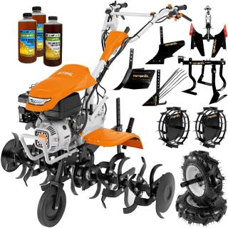 Motosapa STIHL MH 700 7CP 78cm 101kg roti metal plug arat rarita reglabila plug cartofi cultivator plug reversibil 2l ulei AgroPro