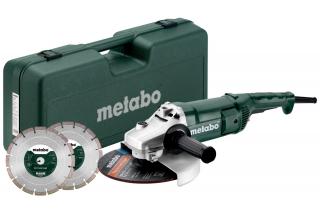 Polizor unghiular Metabo WEP 2200-230 putere 2000 W turatie 6600rot/min disc 230 mm valiza plastic 2 discuri diamantate