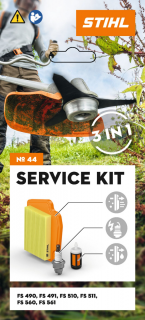 STIHL Kit Service 44 pentru motocoase pe benzina FS 490 / FS 491 / FS 510 / FS 511 / FS 560 / FS 561