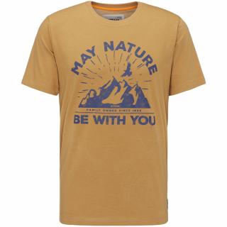 Tricou "MAY THE NATURE" STIHL maro marime S-2XL