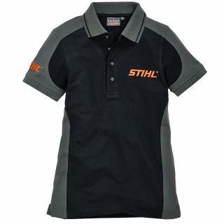 Tricou Polo STIHL Negru-Gri model Barbat XS-3XL model Dama XS-3XL