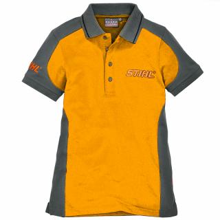 Tricou Polo STIHL Portocaliu-Gri model Barbat XS-3XL model Dama XS-3XL