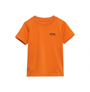 Tricou STIHL KIDS pentru copii cu maneca scurta portocaliu-110-116