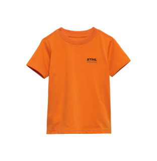Tricou STIHL KIDS pentru copii cu maneca scurta portocaliu-122-128
