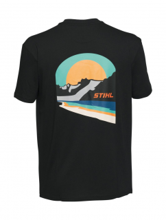 Tricou STIHL Sunset negru-XL