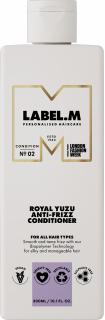 Balsam pentru par cret, Royal yuzu anti-frizz conditioner - 300ml