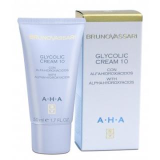 Crema Faciala Cu 10% Acid Glicolic  50ml - Aha Glycolic Cream 10% - Bruno Vassari