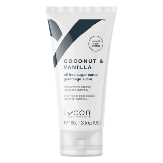 Exfoliant din zahar fara ulei, Sugar scrub Summery Coconut and Vanilla - 100g