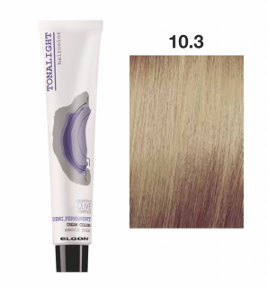 Vopsea demi-permanenta fara amoniac 100ml - Tonalight 10.3 Haircolor - ELGON