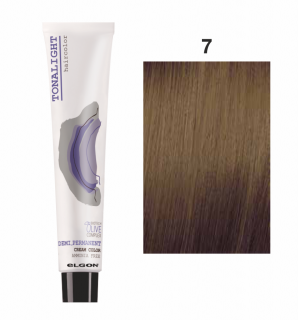 Vopsea demi-permanenta fara amoniac 100ml - Tonalight 7 Haircolor - ELGON