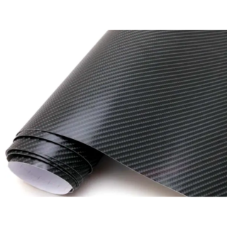 Autocolant Rola Negru cu textura Carbon 4D 127x250 cm