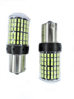 Bec semnal 144 SMD BA15S lumina alba