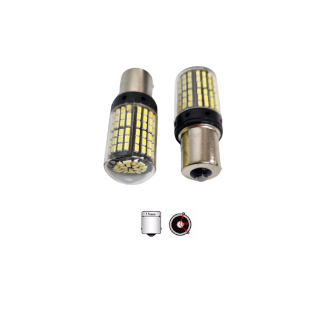 Bec semnal 144 SMD BAU15S Lumina Alba Excentric