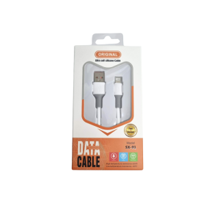 Cablu din silicon Alimentare Date AD USB-IOS 1M