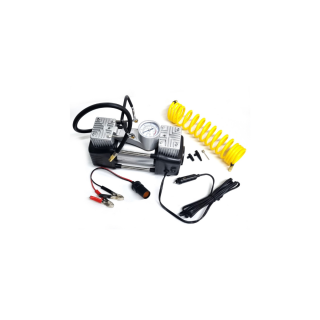 Compresor auto 2 Cilindri 85 l minut cu Lanterna 12V