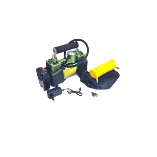 Compresor Auto 2 Cilindrii cu Acumulator 150 PSI Verde