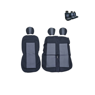 Huse Scaune Auto 2+1 Universale Textil Fractionate