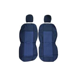Huse Scaune Auto 2 Locuri Universale Piele Ecologica cu Textil
