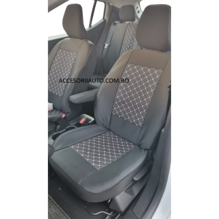 Huse Scaune Auto 5 Locuri Universale Elegance Stofa Fractionate