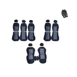 Huse Scaune Auto 7 Locuri Textil compatibile VW SHARAN