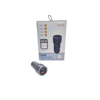 Incarcator Auto Super Fast QC3 PD Type-C Gri 48W