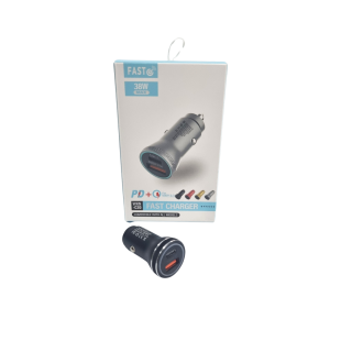 Incarcator auto Tip Ciocan Quick Charge 3.0 + PD 38W