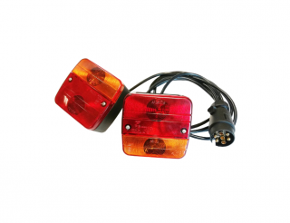 Lampa cu Bec spate remorca cu magnet SET 12 24V